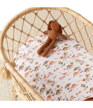 Snuggle Hunny Bassinet Sheet / Change Pad Cover Dino