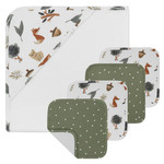 Living Textiles 5pc Bath Gift Set-Forest Retreat