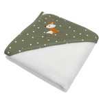 Living Textiles Hooded Towel-Forest Retreat