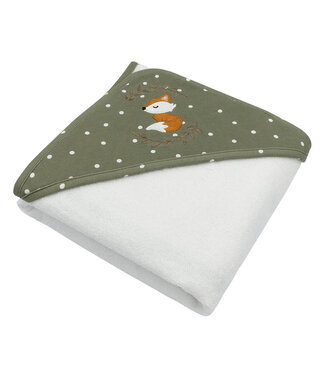 Living Textiles Hooded Towel-Forest Retreat