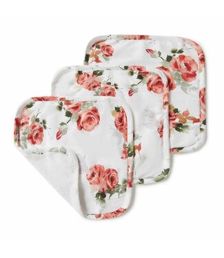 Snuggle Hunny Organic Wash Cloths(3 Pack)-Rosebud