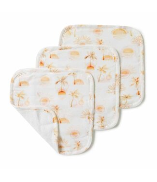 Snuggle Hunny Organic Wash Cloths(3 Pack)-Paradise