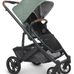 Uppababy CRUZ V2 Stroller -GWEN (green mélange/carbon/saddle leather