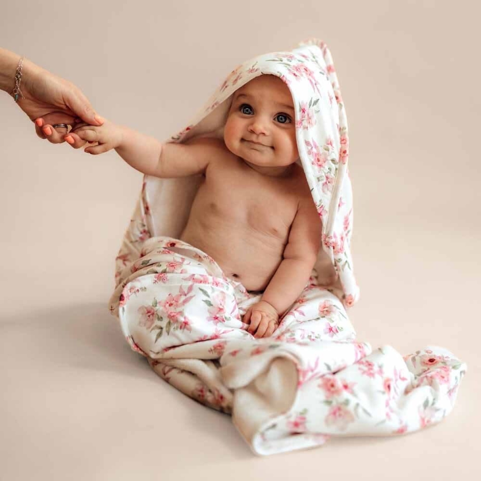 Snuggle Hunny Organic Hooded Baby Towel-Camille