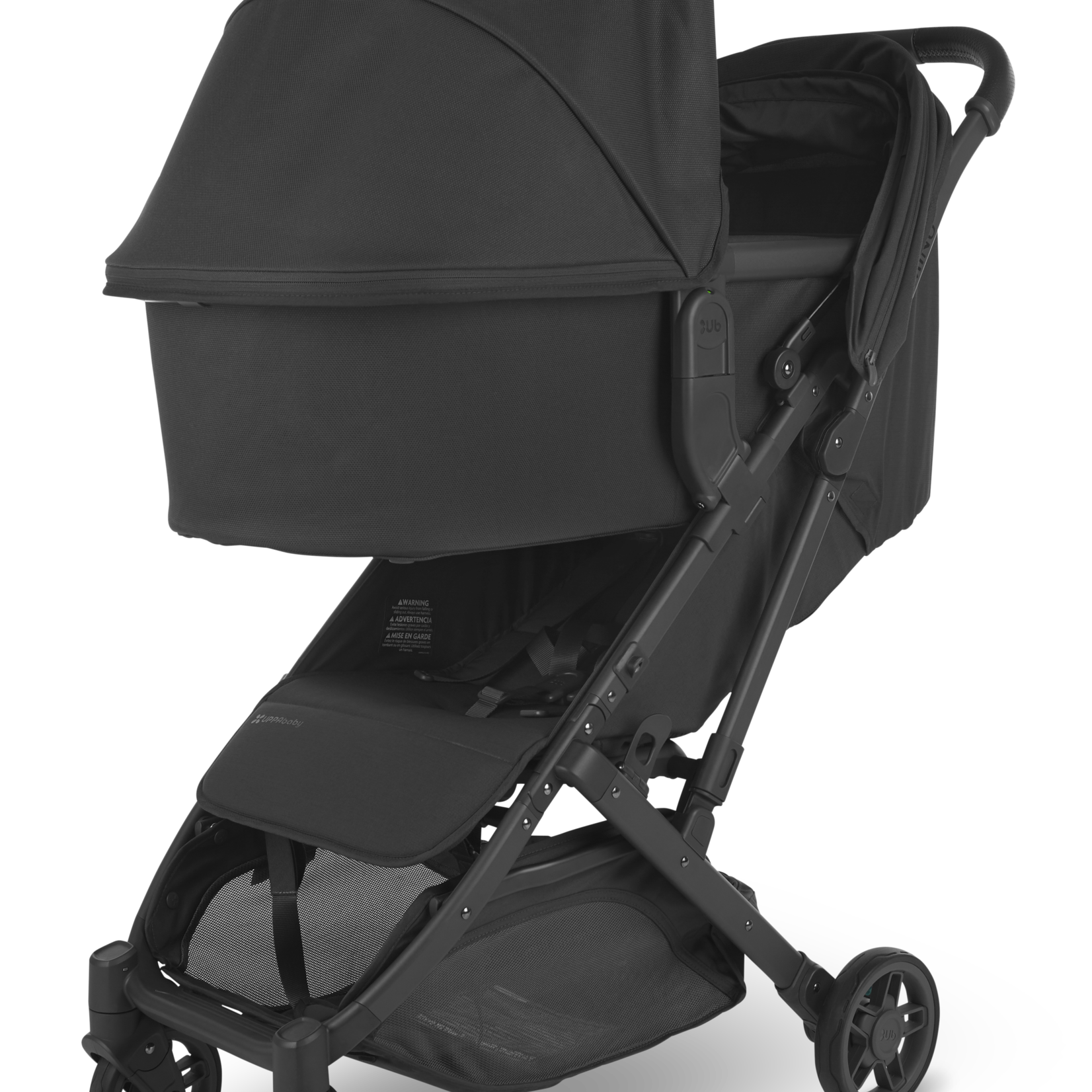 Uppababy MINU V2 Stroller - Charcoal/Carbon/Black Leather (Jake)
