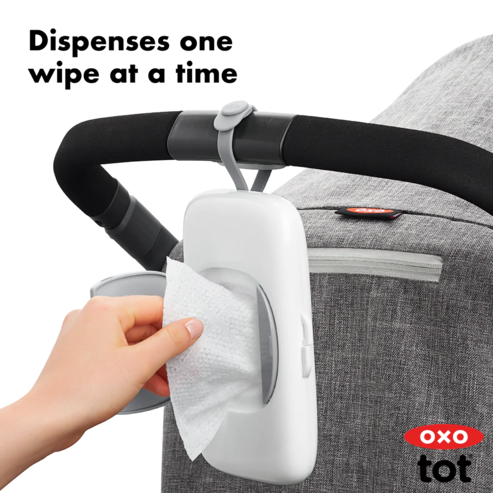 OXO Tot ON THE GO WIPES DISPENSER Grey