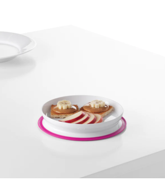 OXO Tot STICK & STAY SUCTION PLATE PINK