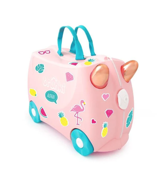 Trunki RIDE-ON LUGGAGE - FLOSSI THE FLAMINGO