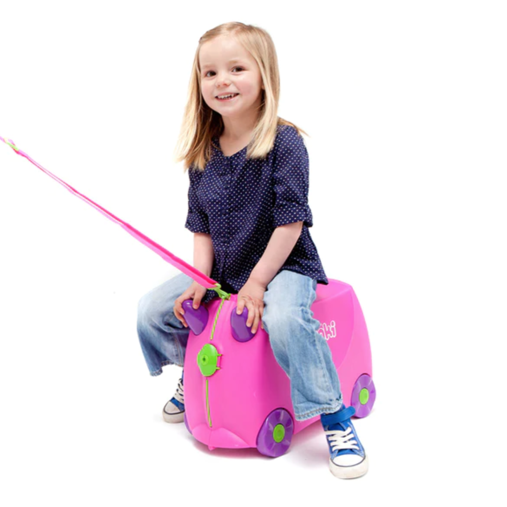 Trunki Ride-on Luggage - Trixie Pink