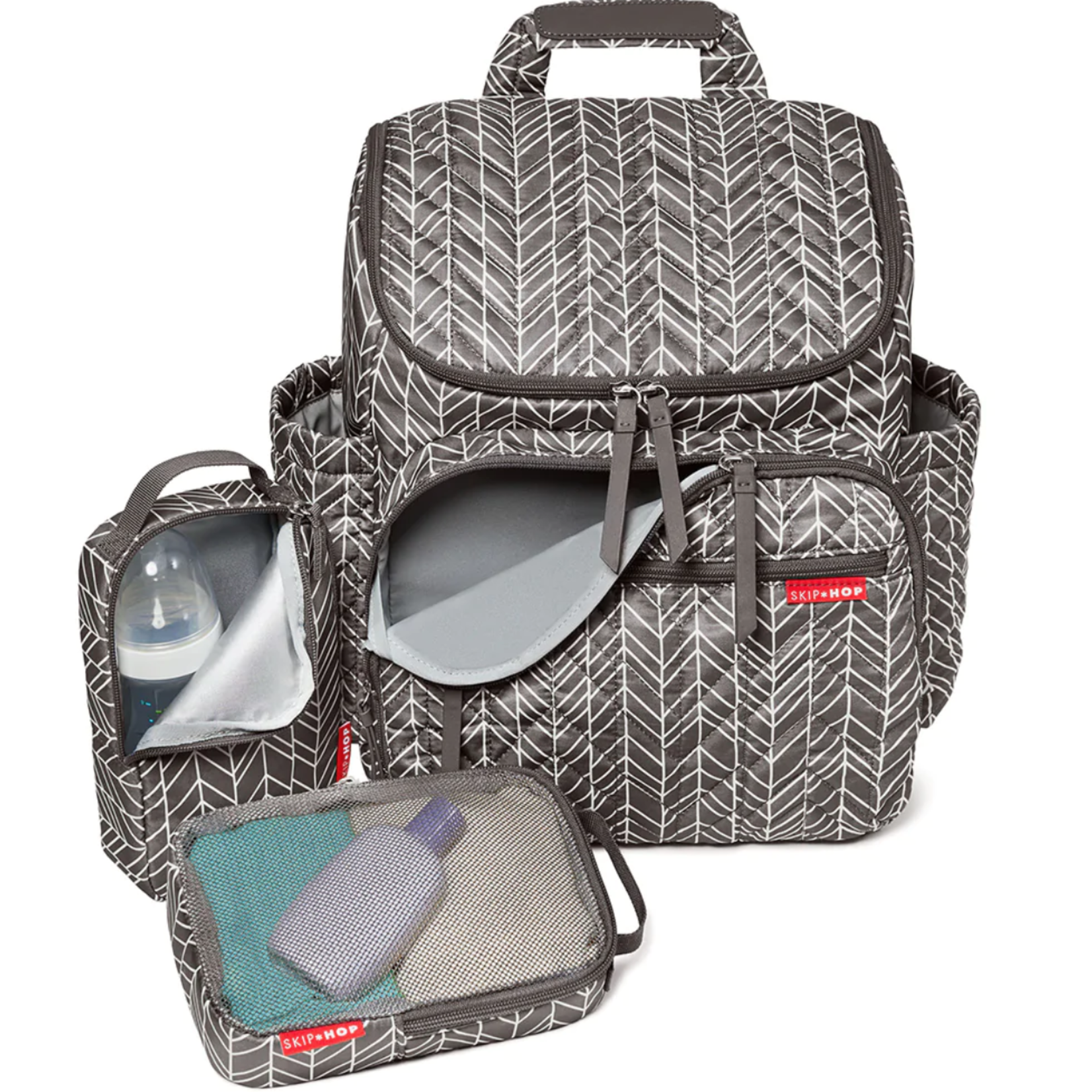 Skip Hop Forma Nappy Backpack - Grey Feather