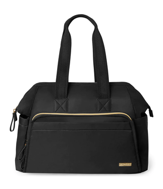 Skip Hop Main Frame Wide Open Satchel - Black