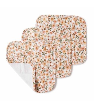 Snuggle Hunny Organic Wash Cloths(3 Pack)-Spring Floral