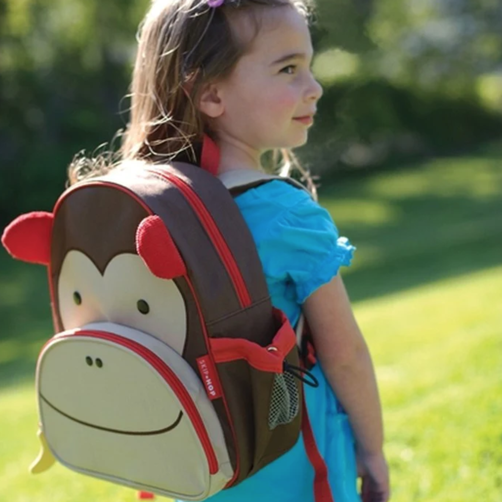 Skip Hop Zoo Little Kid Backpack-Monkey