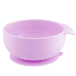 Chicco Silicone Suction Bowl 6m+ Pink