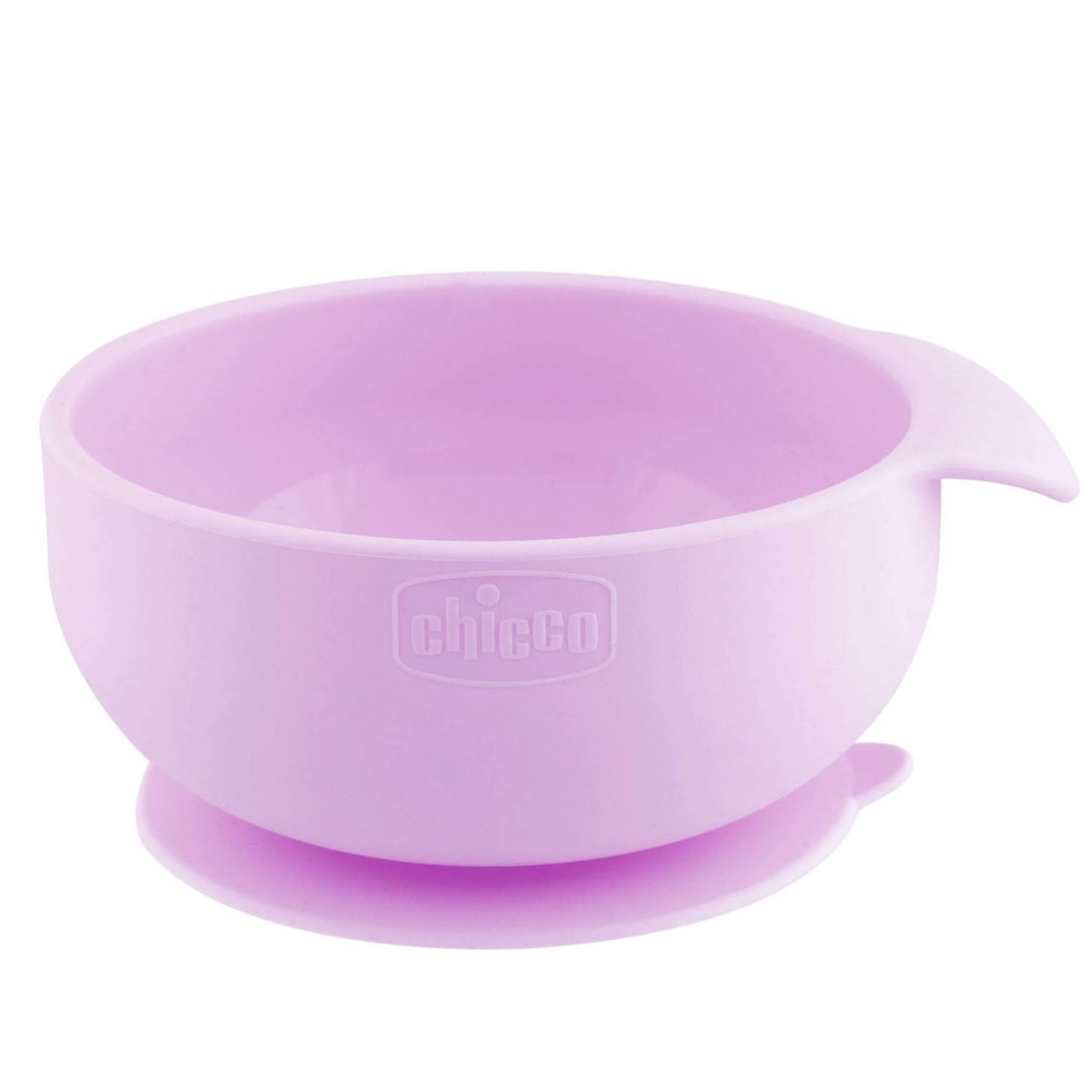 Chicco Silicone Suction Bowl 6m+ Pink