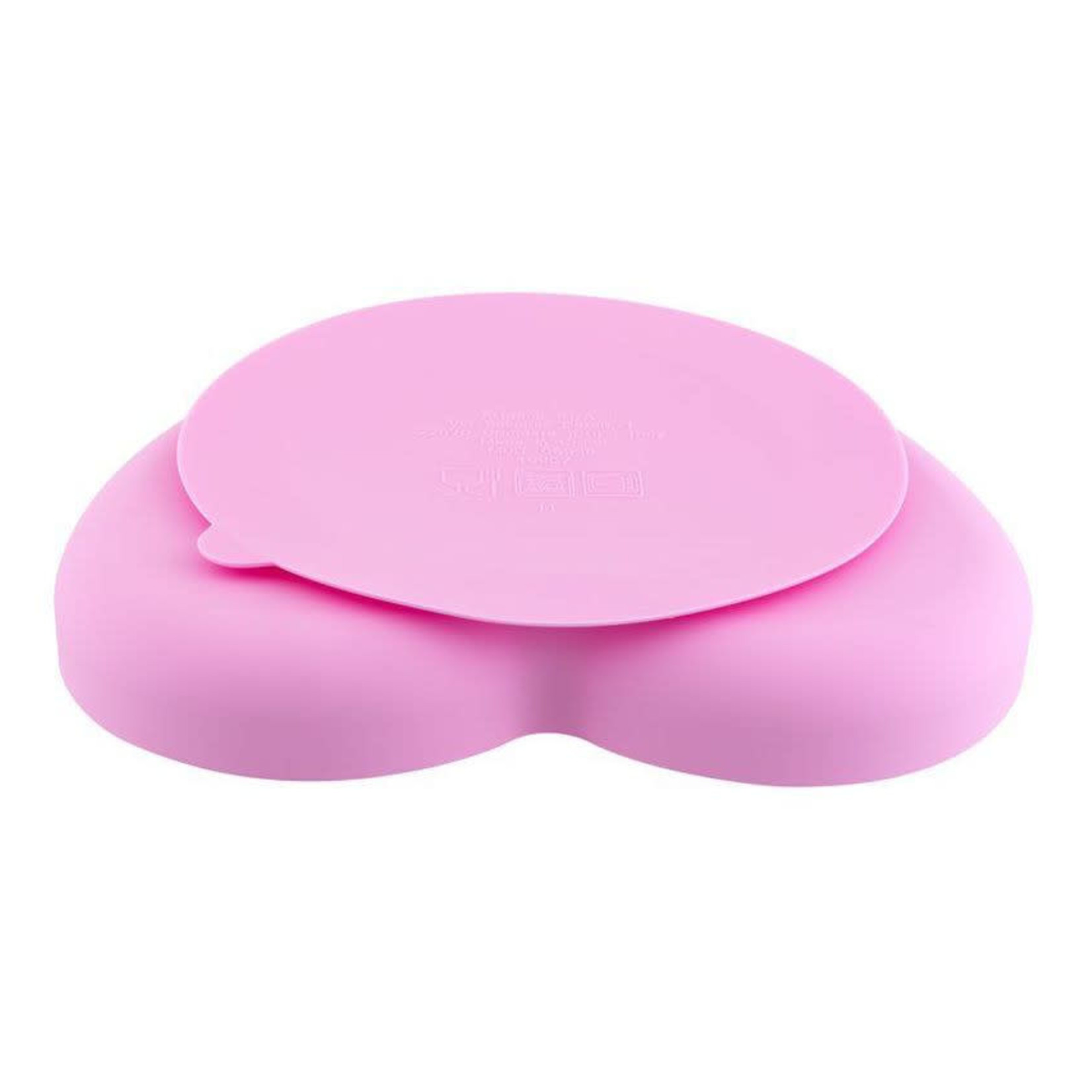Chicco Silicone Heart Shaped Plate 9m+ Pink