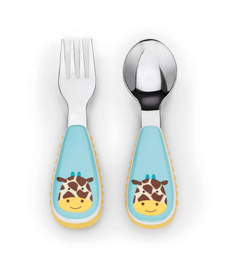 Skip Hop Zoo Utensils Fork&Spoon-Giraffe