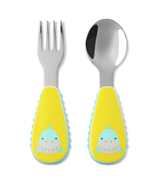 Skip Hop Zoo Utensils Fork&Spoon-Shark