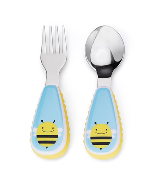 Skip Hop Zoo Utensils Fork&Spoon-Bee