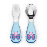 Skip Hop Zoo Utensils Fork&Spoon-Butterfly