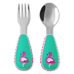 Skip Hop Zoo Utensils Fork&Spoon-Flamingo
