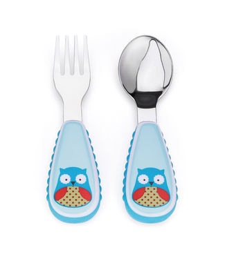 Skip Hop Zoo Utensils Fork&Spoon-Owl