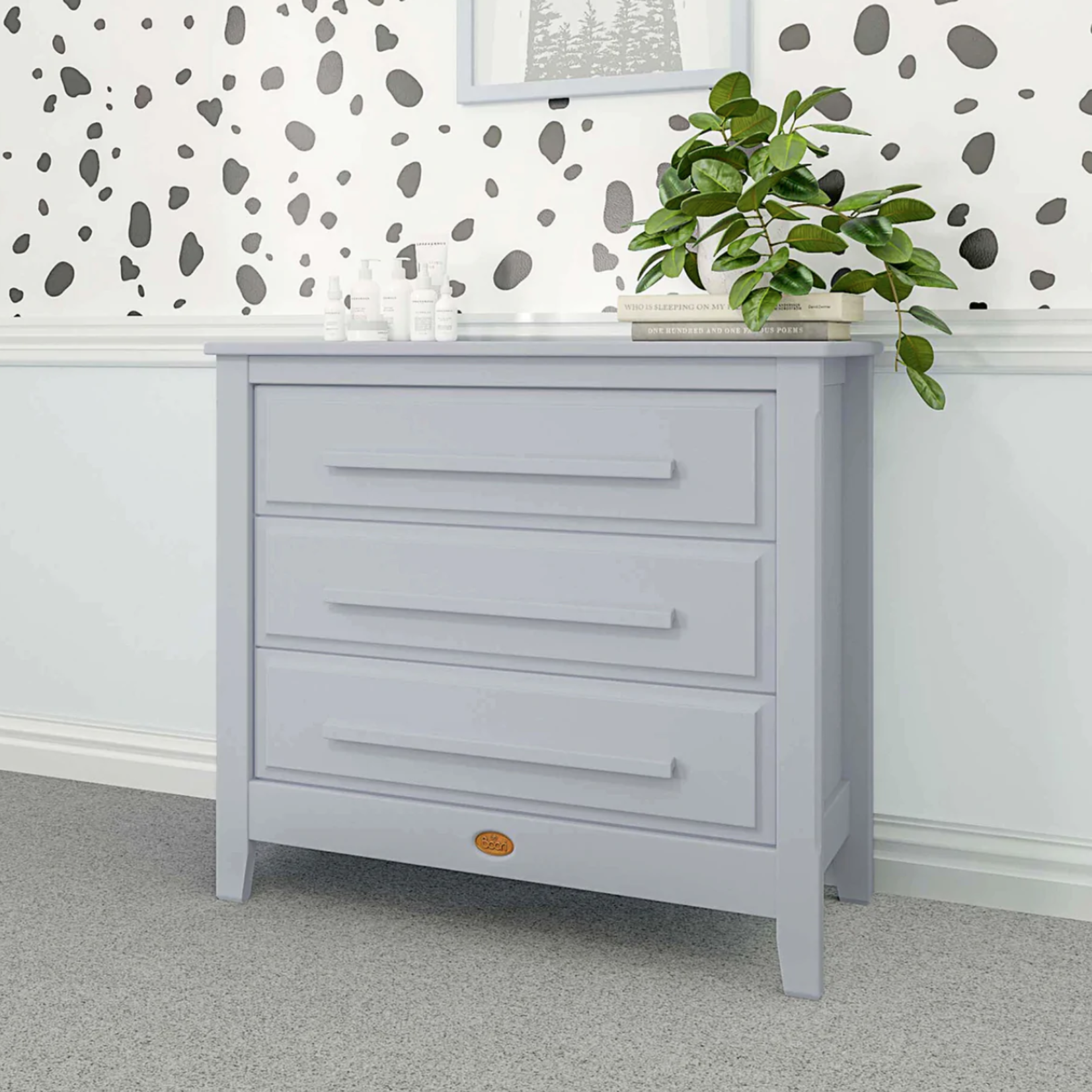 Boori Linear 3 Drawer Chest (Smart Assembly)-Pebble