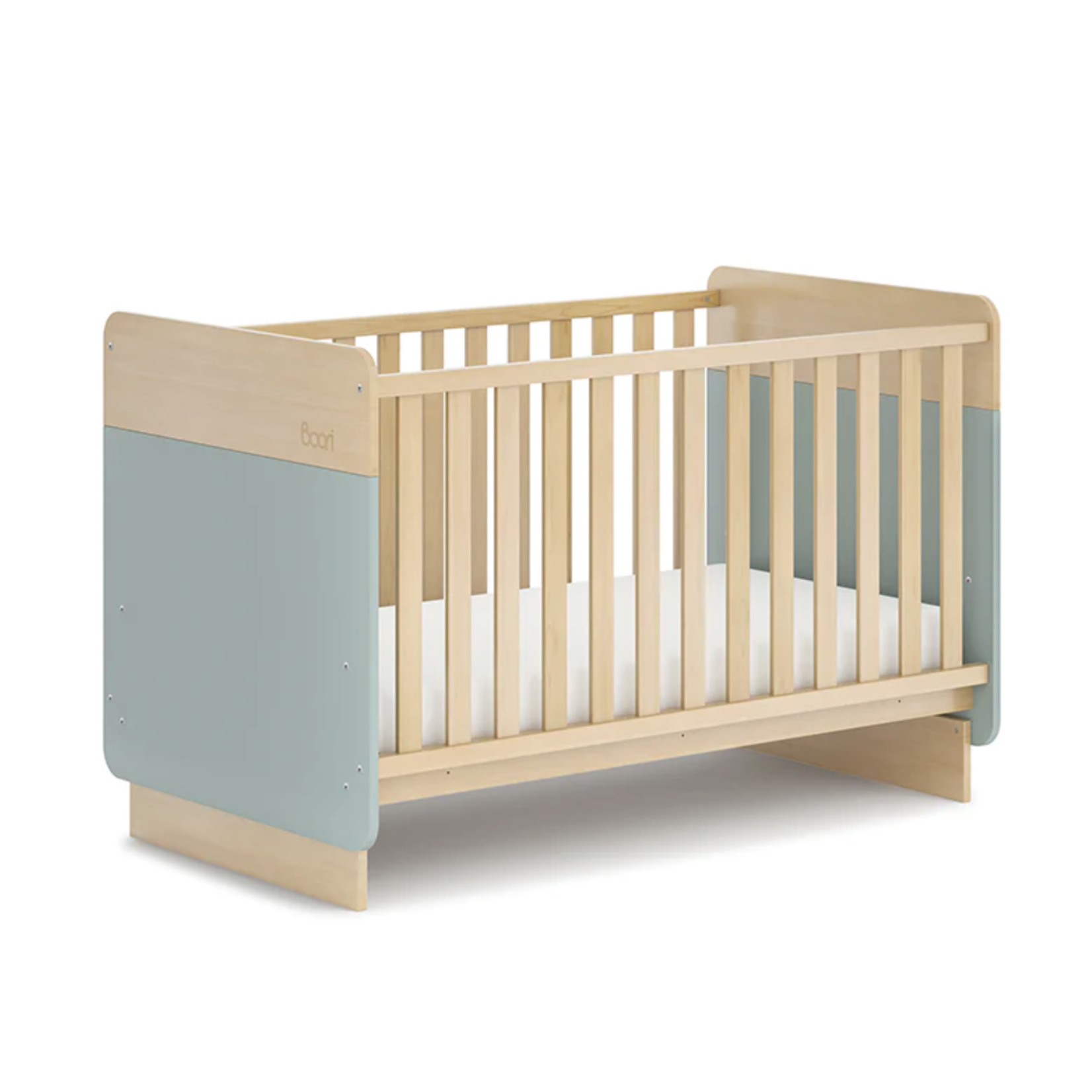 Boori Neat Cot Bed-Blueberry & Almond