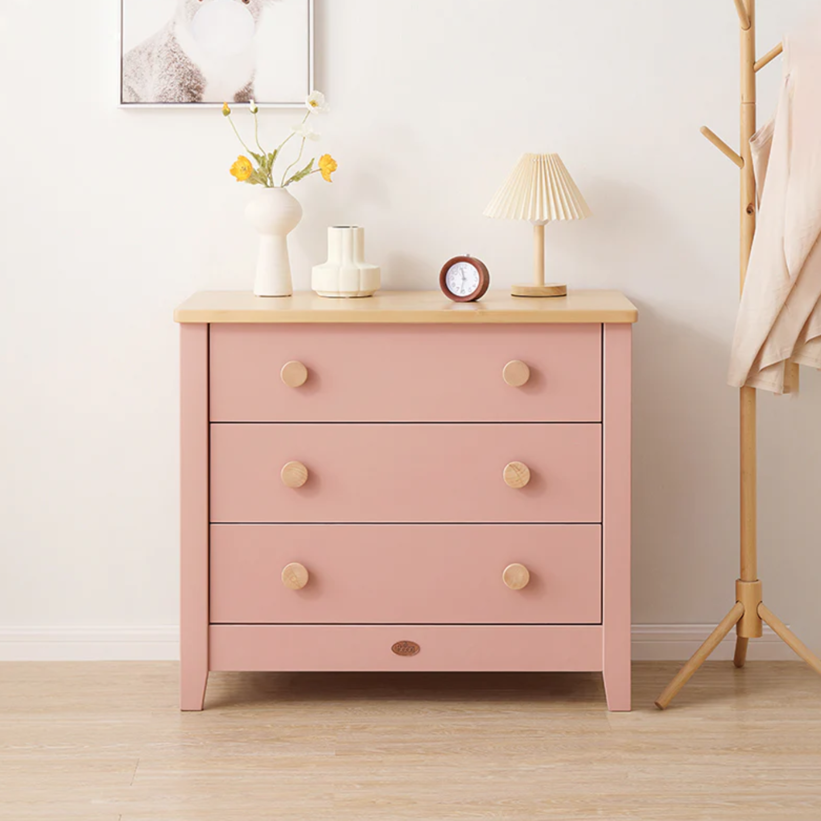 Boori Universal 3 Drawer Chest-BARLEY AND ALMOND