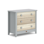 Boori Universal 3 Drawer Chest-PEBBLE AND OAK