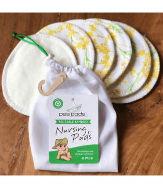 Pea Pods Bamboo Nursing Pads -WATTLE