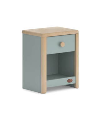 Boori Avalon Bedside Table-Blueberry and Almond