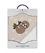 Living Textiles Hooded Towel-Sloth