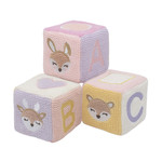 Living Textiles Knitted Stacking Blocks-Ava the Fawn