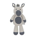 Living Textiles Zac the Zebra Knitted Toy