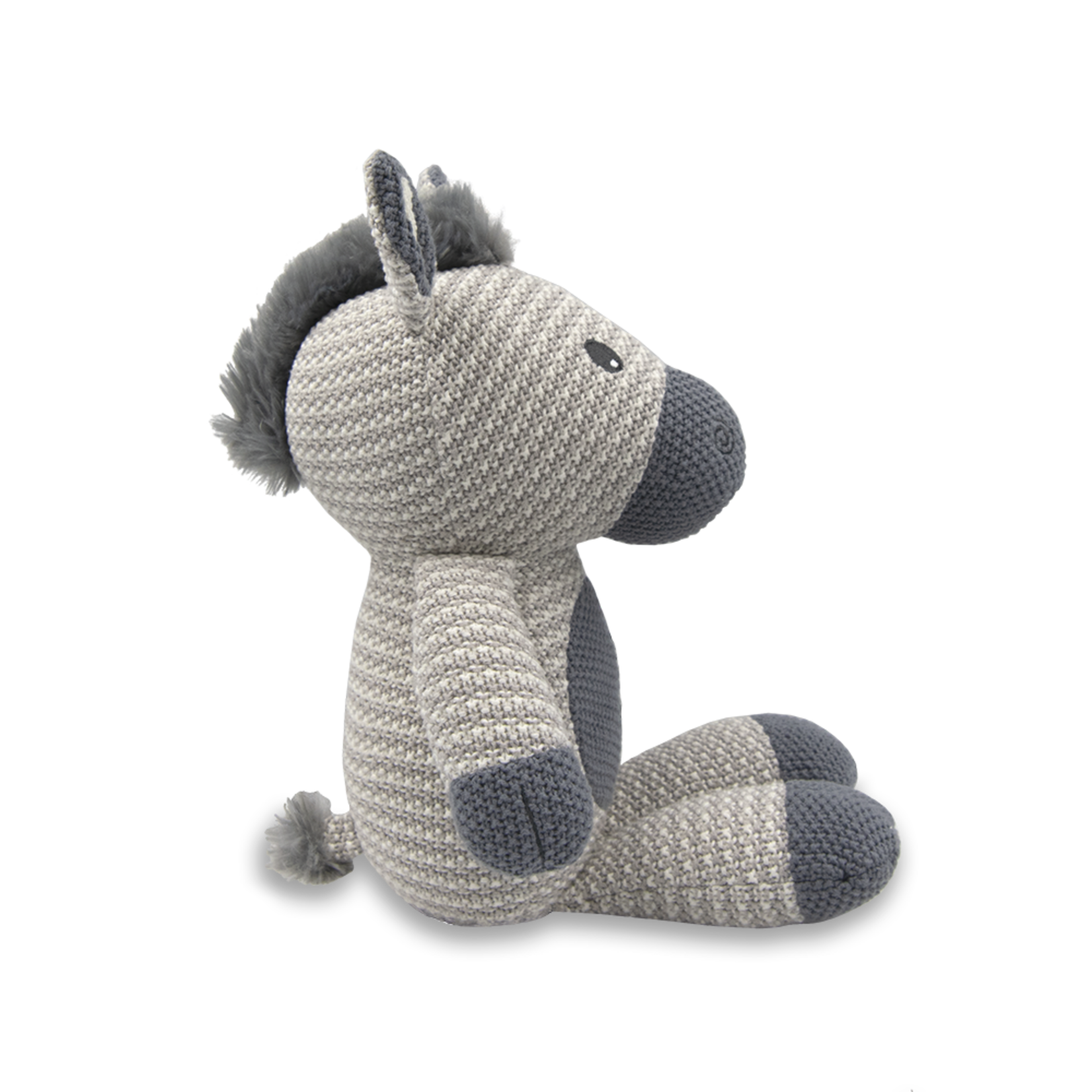 Living Textiles Zac the Zebra Knitted Toy