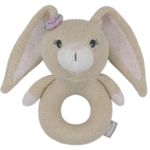 Living Textiles Amelia the Bunny Knitted Rattle