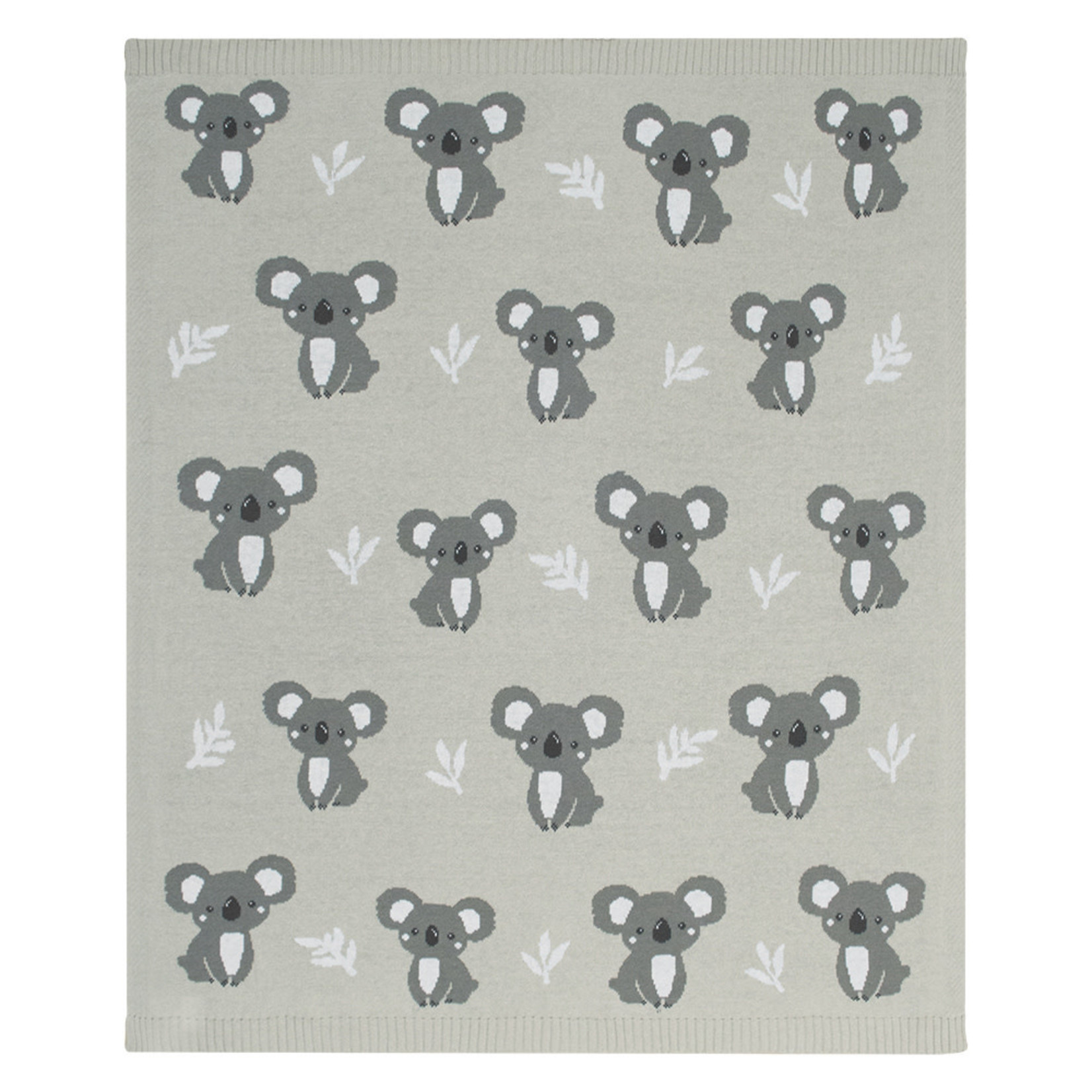 Living Textiles Australiana Baby Blanket - Koala/Grey