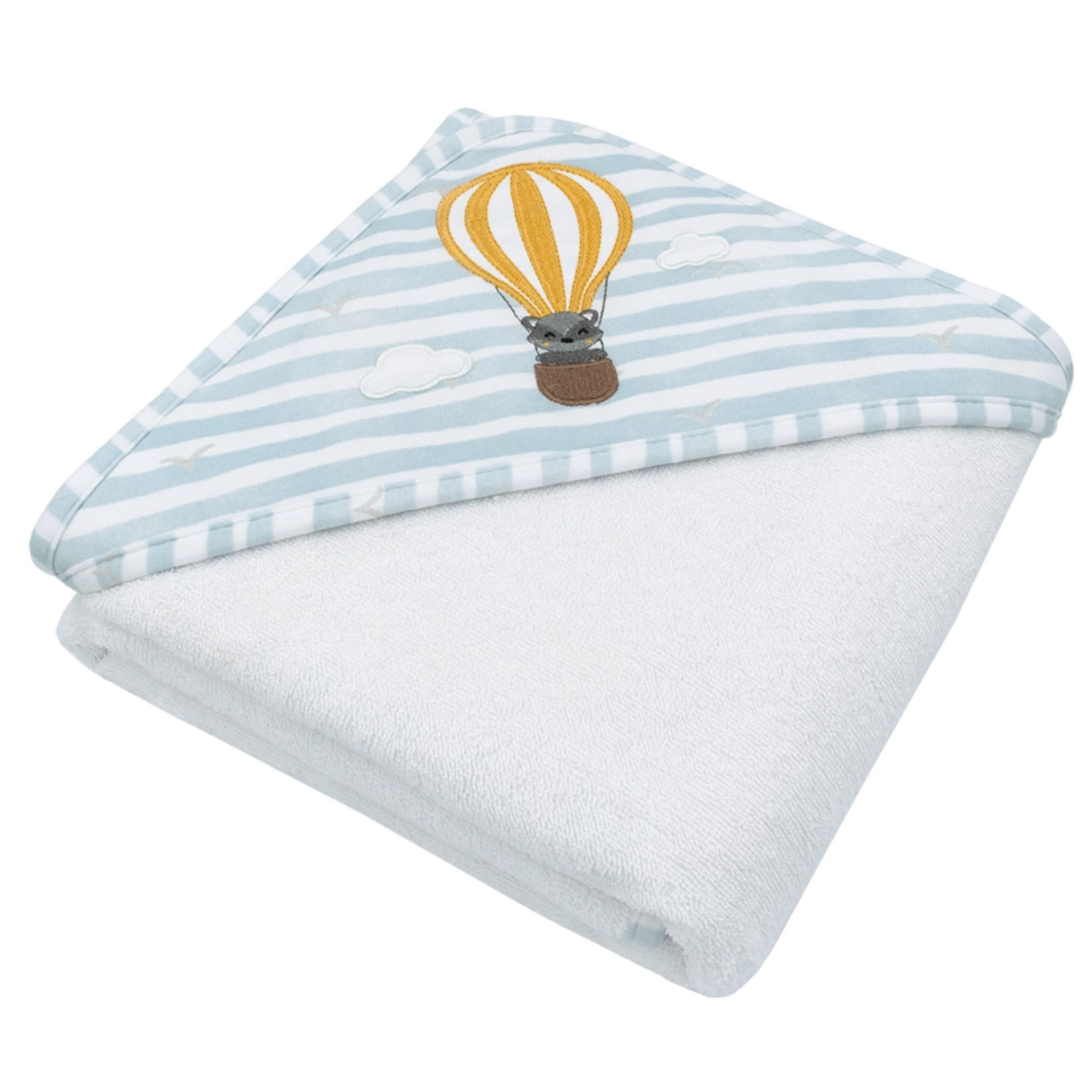 Living Textiles Hooded Towel-Up Up & Away