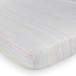 Living Textiles Cot Fitted sheet Rainbow