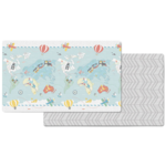 Skip Hop Doubleplay Reversible Playmat Little Travelers/Herringbone