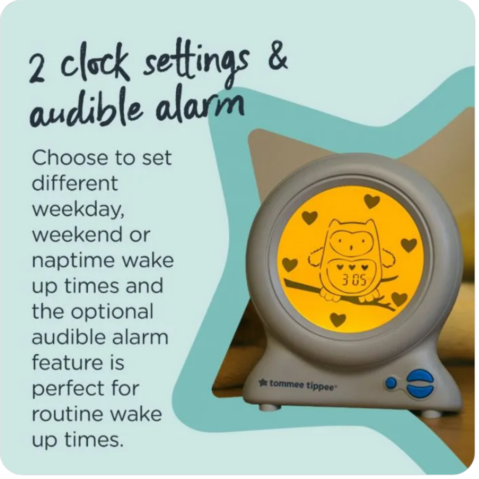 Tommee Tippee GROCLOCK WITH BOOK MANZ