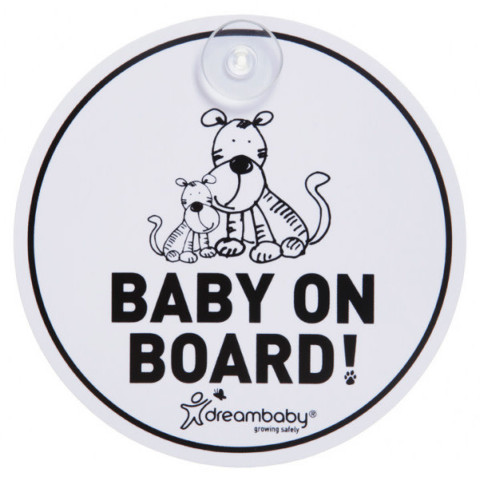 Dreambaby baby on board sign- tigers