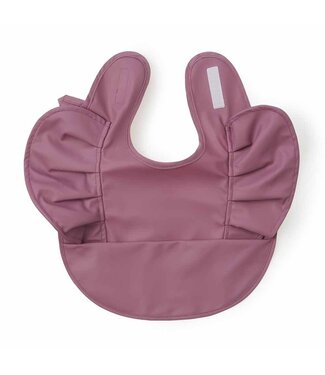 Snuggle Hunny Snuggle Bib Waterproof Mauve Frill