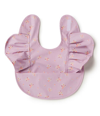 Snuggle Hunny Snuggle Bib Waterproof Lilac Bloom Frill