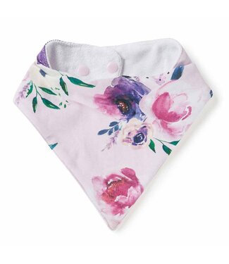 Snuggle Hunny Dribble Bib Floral Kiss