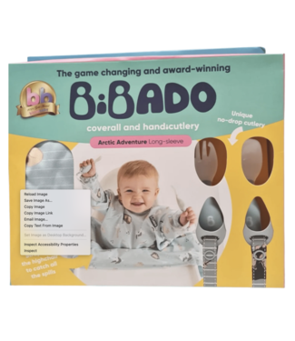 Bibado Arctic adventure Long sleeve Coverall Bib&Cutlery Bundle