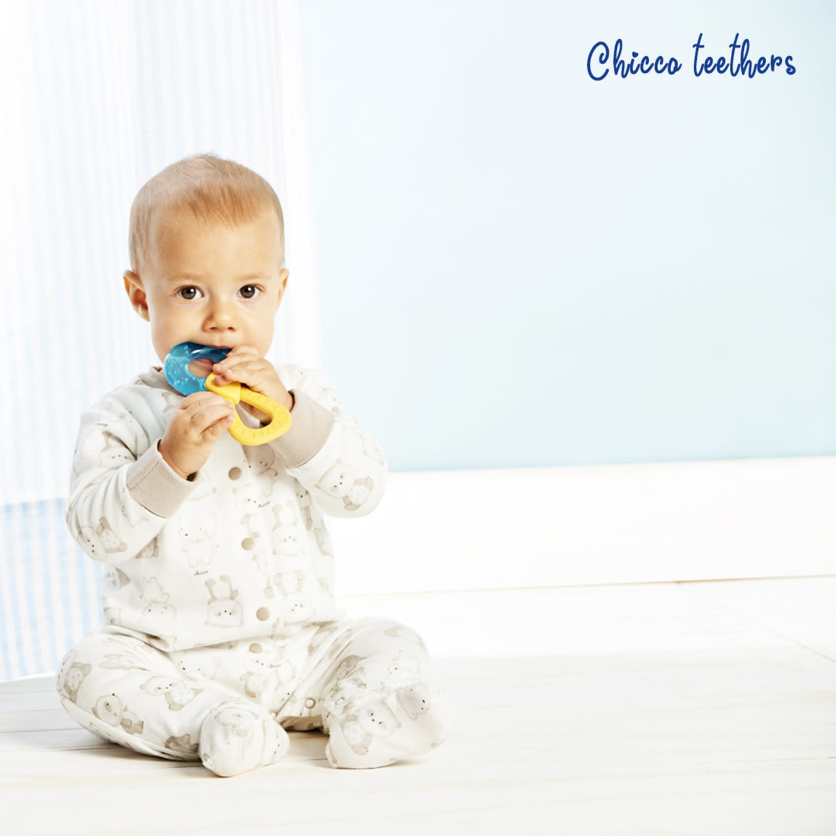 Chicco Fresh Relax Teething Ring-Blue