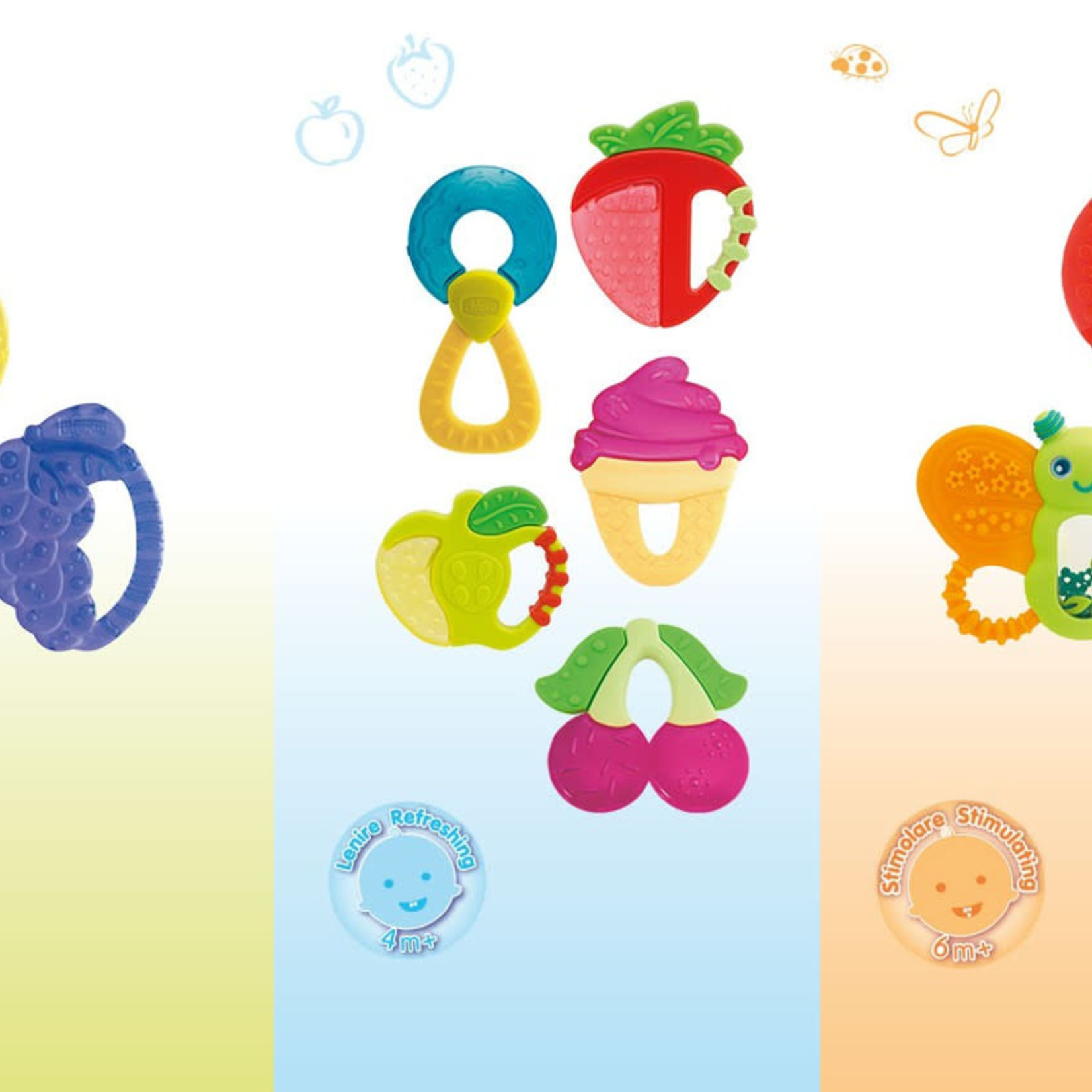 Chicco Fresh Relax Fruit Teether-Cherry