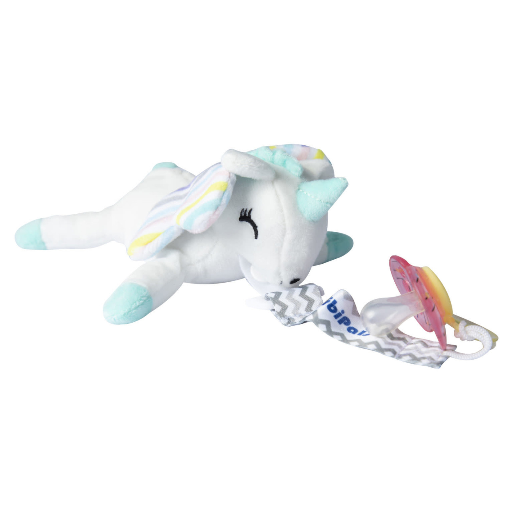 Brands4kids Unie BibiPal – Plush White & Rainbow Unicorn